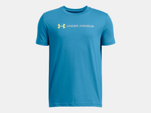 Boy's Under Armour Logo Wordmark Short Sleeve