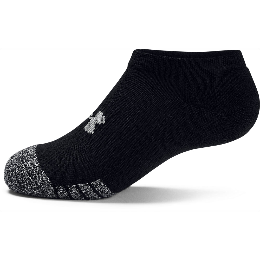 Under Armour Youth Heatgear No Show 3Pack