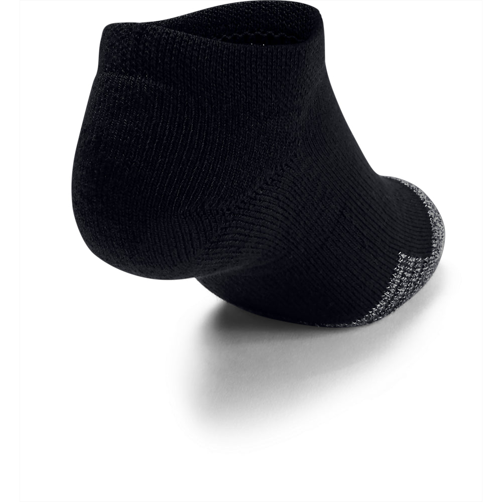 Under Armour Youth Heatgear No Show 3Pack