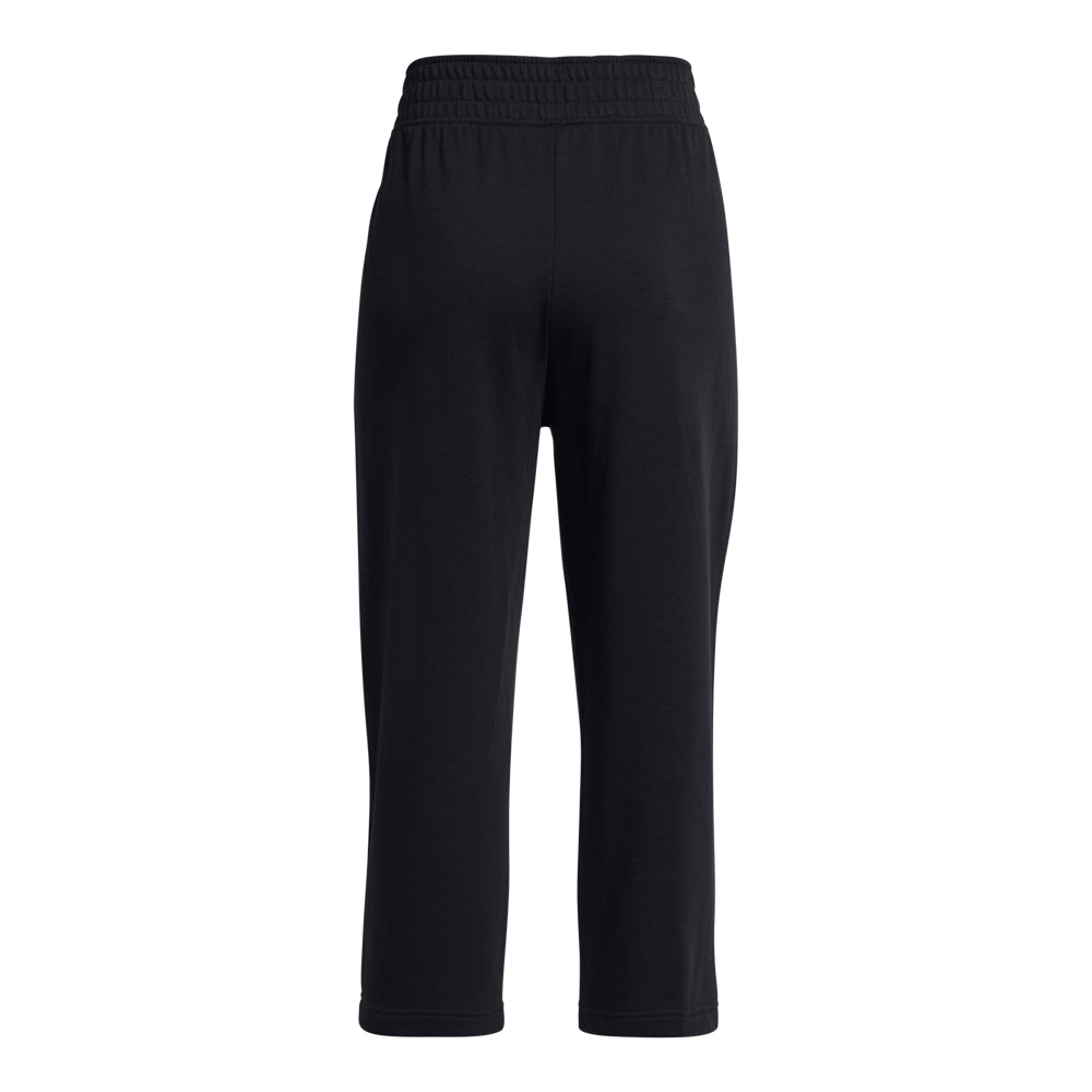 Women's Under Armour Rival Terry Wide Leg Crop Pants