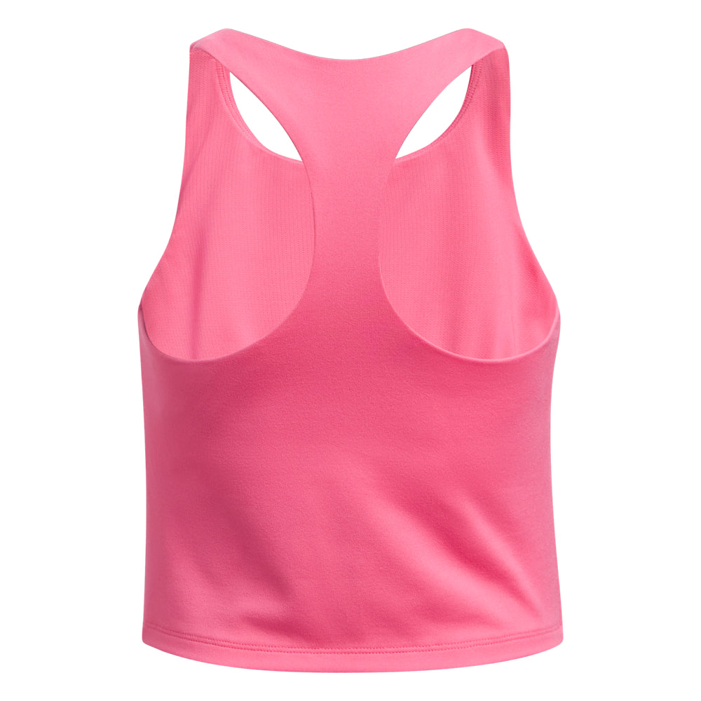 Girl's Under Armour Motion Branded Crop Tank