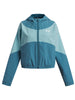 Girl's Under Armour Rival Woven Hooded Jacket
