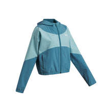 Girl's Under Armour Rival Woven Hooded Jacket
