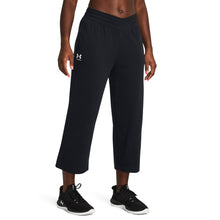 Women's Under Armour Rival Terry Wide Leg Crop Pants