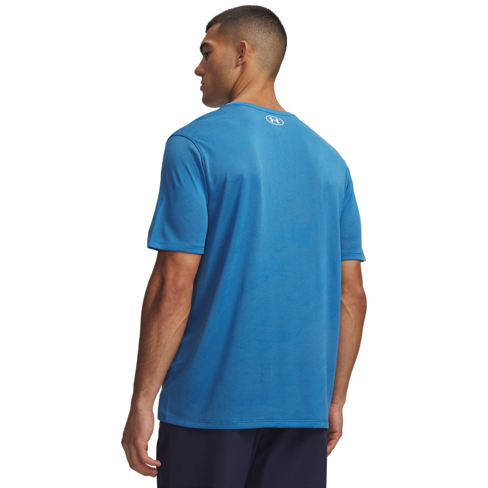 Mens Under Armour Vent Jacquard Short Sleeve Tee