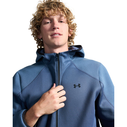Men's Under Armour Unstoppable Fleece Textured Full Zip Hoodie