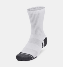 Unisex Under Armour Performance Cotton 3Pack Mid Crew Socks