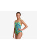 Girls Funkita Diamond Back One Piece- Blizzard Blitz Swimsuit