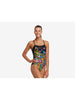 Womens Funkita Single Strap One Piece- Macaw Magic Swimsuit