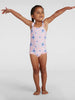 Girl's Speedo Koko Koala Allover Thinstrap Swimsuit Purple
