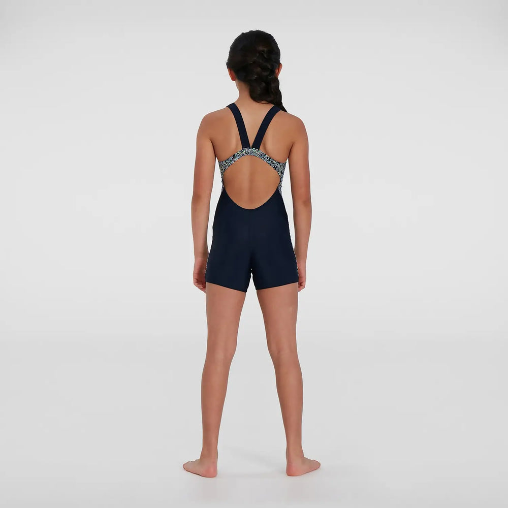 Girl's Speedo Printed Leaderback Legsuit