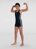 Girl's Speedo Printed Leaderback Legsuit