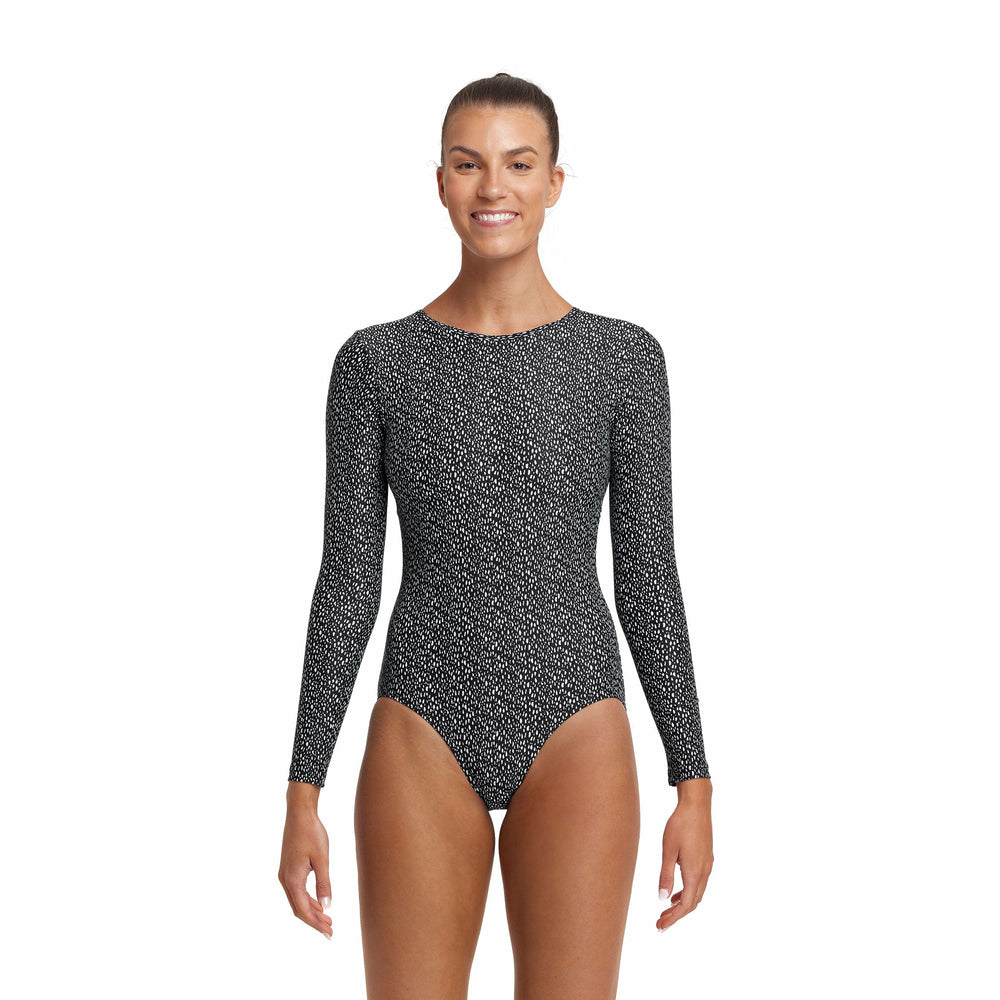 Womens Funkita Love Cover One Piece Spickled Swimsuit