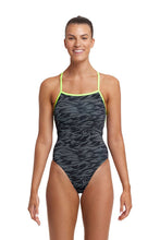 Womens Funkita Strapped In One Piece- Night Run Swimsuit