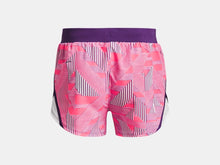 Girls Under Armour Fly By Printed Short