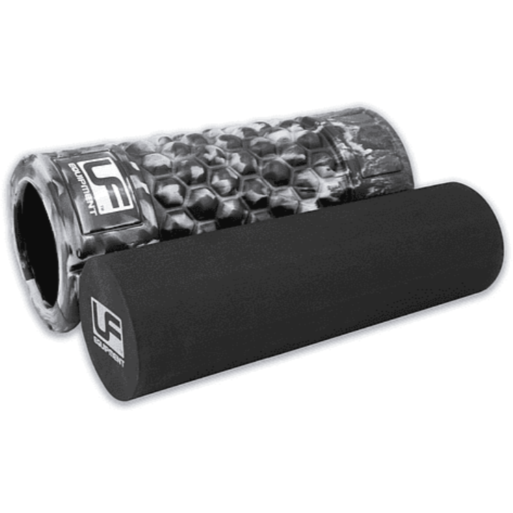 Urban Fitness 2 in 1 Massage Foam Roller (Black Marble Colour)