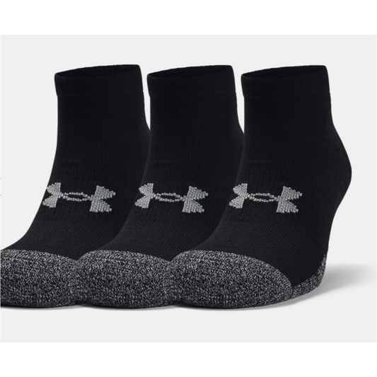 Under Armour Cushioned Low Cut 3pk Black