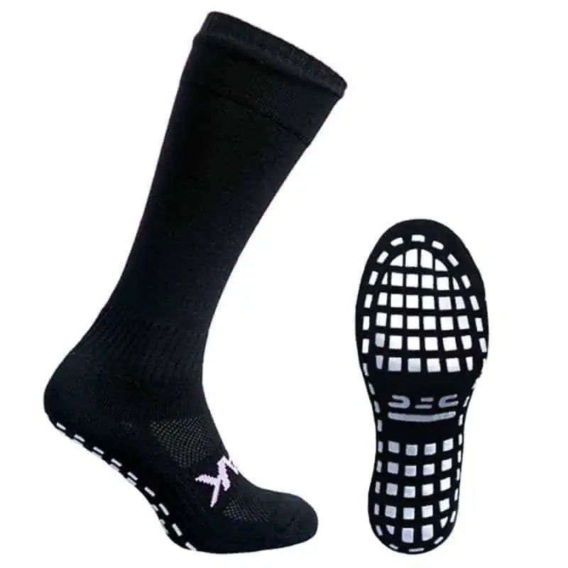 Atak Black Grippy Full Length Sports Socks
