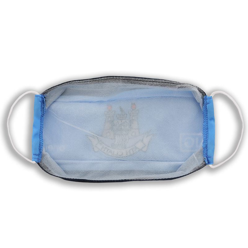 Dublin Reusable Face Mask Sky / Marine