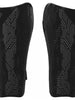 Precision Origin.0 Strap Shin Guards- Black/ Black