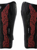 Precision Origin.0 Strap Shin Guards- Black/ Pink