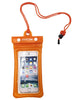 Zone 3 Buoyncy Waterproof Phone Pouch - Clear/ Orange