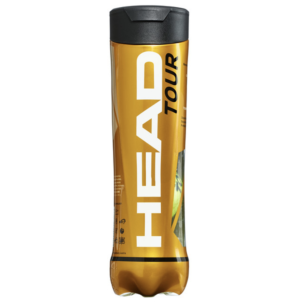 Head Tour Tennis Balls- Tube of 4
