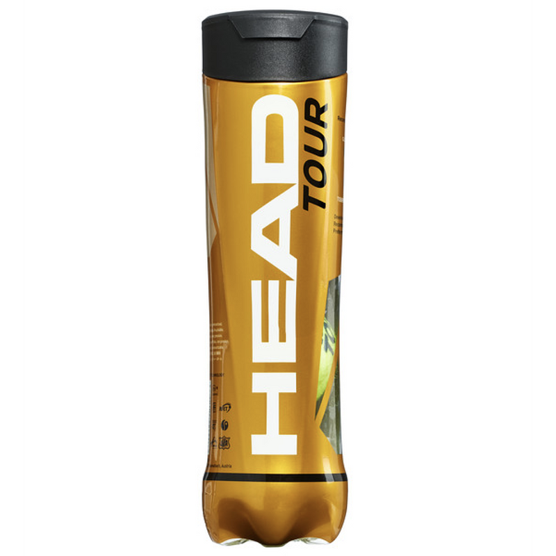 Head Tour Tennis Balls- Tube of 4